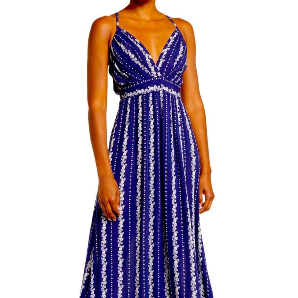 Angie Floral Spaghetti Strap Maxi Dress